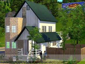 Sims 3 — Little house by Simswunder — A small house for 34k. | 2 bedrooms, 2 bathrooms, 1 kitchen dining area, 1 living