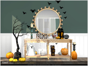 Sims 4 — Halloween 2021 by Severinka_ — A set of decorations for decorating the room in the style of Halloween The set
