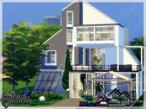 Sims 4 — AKRO - CC only TSR by marychabb — A residential house for Your's Sims . Fully furnished and decorated. Tested