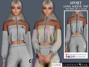 Sims 4 — Long Sleeve Top with Net (patreon) by sims2fanbg — .:Long Sleeve Top:. Top in 22 different colors and new mesh.
