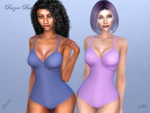 Sims 4 — Razor Back Swimsuit by pizazz — Razor Back Swimsuit for your sims 4 game. image above was taken in game so that