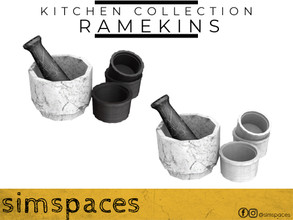 Sims 4 — Kitchen Collection - ramekins by simspaces — Part of the Kitchen Collection set: put your freshly ground spices