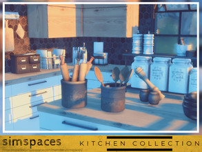 Sims 4 — Kitchen Collection by simspaces — Everyone knows that 75% of cooking success is the tools you've got available.
