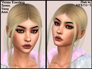 Sims 4 — Verona Eisenberg by YNRTG-S — Verona is a person who strives for experiencing all the joys of society: parties,