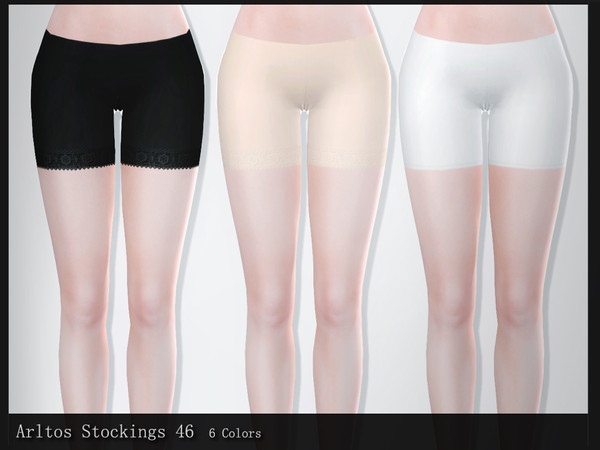 Sims 4 — Stockings Safety pants / 46 by Arltos — 6 colors. HQ compatible. TYPE: leggings