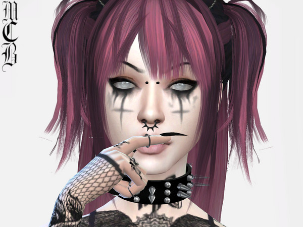 Sims 4 — Salem Eyeliner by MaruChanBe2 — Perfect eyeliner for goth's Halloween! <3