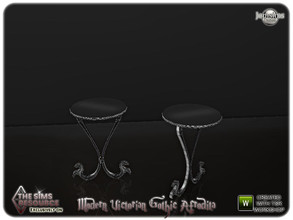 Sims 4 — Modern victorian gothic Afrodita deco table by jomsims — Modern victorian gothic Afrodita deco table.area misc