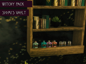 Sims 4 — Witchy Sculpture 2 by siomisvault — More magic potions.Included 5 color variations. Thanks for the love and