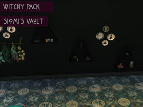 Sims 4 — Witchy Shelf 1 by siomisvault — This triangle shelf gives your room that witchy ambience Thanks for the support