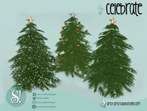 Sims 4 — Celebrate Tree by SIMcredible! — by SIMcredibledesigns.com available at TSR 3 colors variations