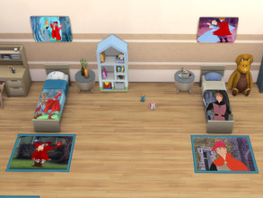 Sims 4 — Set Sleeping Beauty (Children) by julimo2 — This fabulous Set of Sleeping Beauty will enchant the dreams of your