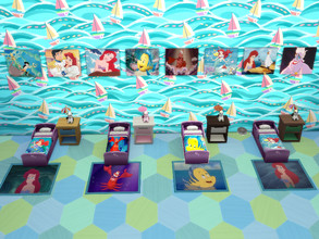 Sims 4 — Set The Little mermaid (Toddlers) by julimo2 — She doesn't go zero flapping her fins, she wants feet to walk and