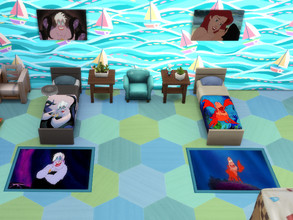 Sims 4 — Set The Little mermaid (Children) by julimo2 — Mermaid woman or human woman she made her choice! And this set