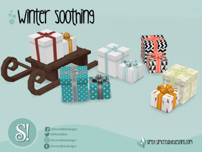 Sims 4 — Winter Soothing gifts by SIMcredible! — by SIMcredibledesigns.com available at TSR 5 colors variations
