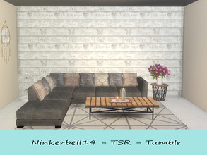 Sims 4 — Love wood wallpaper by Ninkerbell19 — modern shabby chic neutral wallpaper
