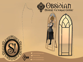 Sims 4 — Modern Victorian Gothic - Obsidian String Lamp by SIMcredible! — These lamps were designed to be placed on the
