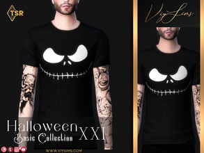 Sims 4 —  Featured Artist Halloween XXI [BC] - Top Male [V.4] by Viy_Sims — Premium Collection in my Patreon All Maps 4