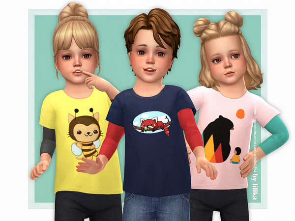 Sims 4 — Dorian Shirt by lillka — Dorian Shirt 10 swatches Base game compatible Custom thumbnail