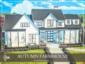 Sims 4 — Autumn Farmhouse - gallery  by Summerr_Plays — Modern Autumn Farmhouse in Henford on Bagley. On the property,