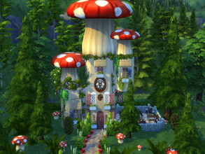 Sims 4 — Restaurant (The Red Mushroom) by susancho932 — Welcome to the restaurant named the Red Mushroom. What will you