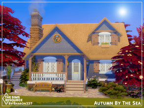 Sims 4 — Autumn By The Sea - Nocc by sharon337 — Autumn By the Sea is a 3 Bedroom 2 Bathroom family home. It's built on a