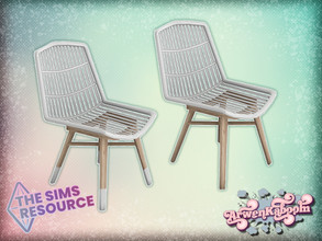 Sims 4 — Mararbor - Dining Chair by ArwenKaboom — Base game dining chair in 8 recolors. You can find all items by