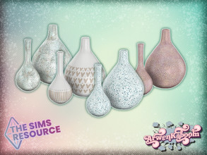 Sims 4 — Mararbor - Vases by ArwenKaboom — Base game vases in 3 recolors. You can find all items by searching