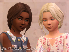 Sims 4 — Little Red Riding Hood Hair Child by Dissia — Cute short hairstyle made to suit hood shape. Inspired by Little