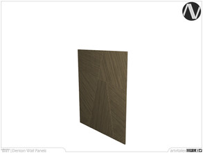 Sims 4 — Denton Wooden Grid Wall Panel Medium by ArtVitalex — Decorative Collection | All rights reserved | Belong to