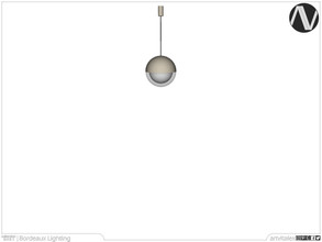 Sims 4 — Bordeaux Sphere Ceiling Lamp Short by ArtVitalex — Lighting Collection | All rights reserved | Belong to 2021
