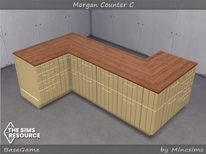 Sims 4 — Morgan Counter C by Mincsims — All Lods included. 10 swatches