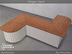 Sims 4 — Morgan Island Counter by Mincsims — All Lods included. 10 swatches