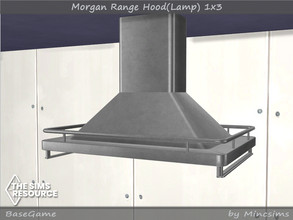 Sims 4 — Morgan Range Hood(Lamp) 1x3 by Mincsims — for short wall It works as the lamp.