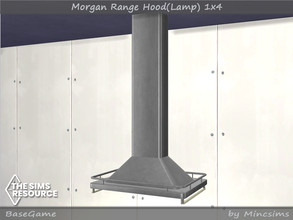 Sims 4 — Morgan Range Hood(Lamp) 1x4 by Mincsims — for medium wall It works as the lamp.