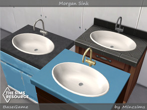 Sims 4 — Morgan Sink by Mincsims — 3 swatches basegame compatible