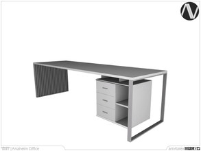 Sims 3 — Anaheim Desk by ArtVitalex — Office And Study Room Collection | All rights reserved | Belong to 2021