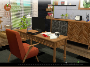 Sims 4 — Office Time [web transfer] by SIMcredible! — When we first created this set, our sims were in need of a study