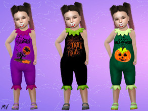 Sims 4 — Halloween Baby Bodysuit by MeuryVidal — Cute jumpsuit for your baby to celebrate Halloween.
