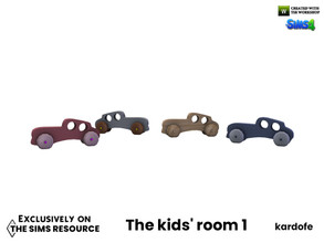 Sims 4 — The kids' room_Car by kardofe — Small toy car, decorative, in four different options.