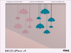 Sims 4 — Odette - Hanging decor cloud by Winner9 — Hanging decor cloud from Odette kidsroom part 3, you can find it easy