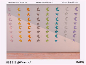 Sims 4 — Odette - Hanging decor moon and star by Winner9 — Hanging decor moon and star from Odette kidsroom part 3, you