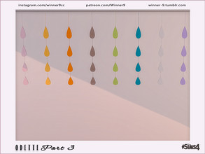Sims 4 — Odette - Hanging decor water drop by Winner9 — Hanging decor water drop from Odette kidsroom part 3, you can