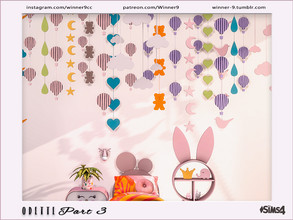 Sims 4 — Odette Kidsroom part 3 by Winner9 — Odette Kidsroom - modern and funny furniture for kids in 4 parts. This set