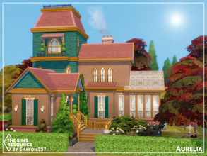 Sims 4 — Aurelia - Nocc by sharon337 — Aurelia is a 3 Bedroom 3 Bathroom family home. It's built on a 30 x 20 lot in