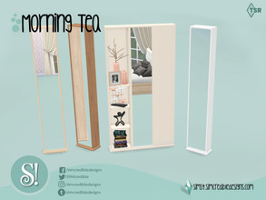 Sims 4 — Morning Tea Mirror by SIMcredible! — by SIMcredibledesigns.com available at TSR 4 colors variations