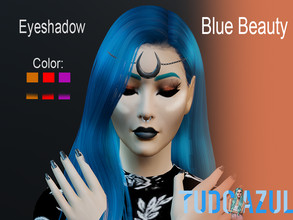 Sims 4 — Eyeshadow Halloween by tudo_azul — 6 colors available. prohibited to re-post recolors only with permission