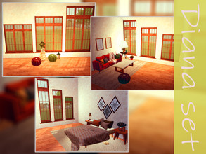 Sims 4 — Diana set by Ylka by Ylka — This is a set of windows. I did not have enough windows that I would like in my