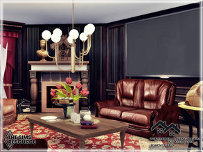 Sims 4 — WIKTOR II - Living Room - CC only TSR by marychabb — I present a room - Living Room, that is fully equipped.