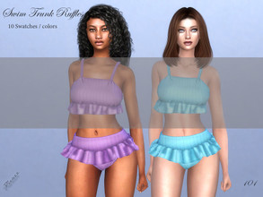Sims 4 — Swim Trunk Ruffles by pizazz — Swim Trunk Ruffles for your sims 4 game. image above was taken in game so that