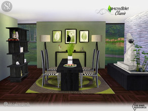 Sims 4 — Classis [web transfer] by SIMcredible! — Today we brought a dining room for your sims to enjoy meal time